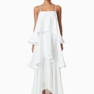 Elliatt White Layered Maxi Dress